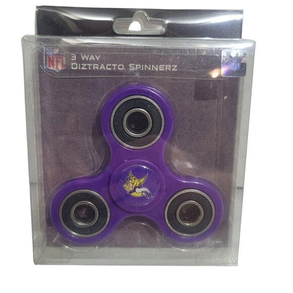 Minnesota Vikings purple 3-Way Fidget Spinner - Picture 1 of 2